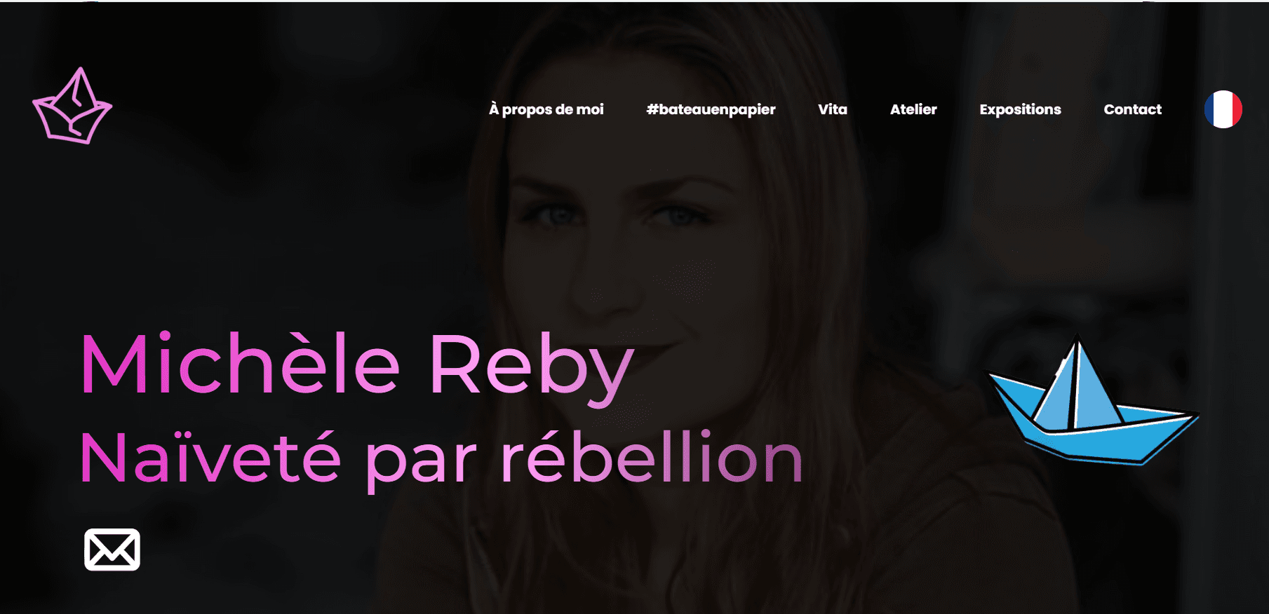 Aperçu du projet Reby Art — Portfolio d’artiste réalisé par Soufiane Boutatss